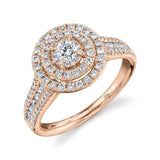 Rose 0.75 ct. Diamond Engagement Ring