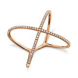 Diamond X Ring