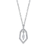 Julia Diamond Marquise Necklace