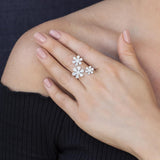 Flower Diamond Ring
