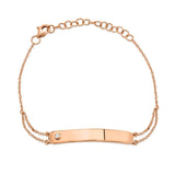 Andy Diamond Bar Bracelet