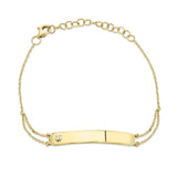 Andy Diamond Bar Bracelet
