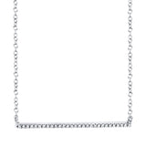 Diamond Bar Necklace