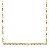 Diamond Bar Necklace