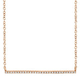 Diamond Bar Necklace