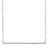 Diamond Bar Necklace