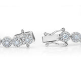 Cecilia Diamond Halo Bracelet