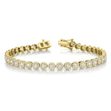 Cecilia Diamond Halo Bracelet