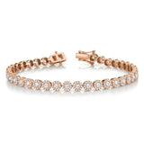 Cecilia Diamond Halo Bracelet