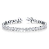 Cecilia Diamond Halo Bracelet