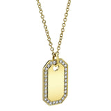 Diamond Dog Tag Necklace