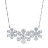 Diamond Flower Neclace