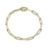 Hannah Diamond Paperclip Link Bracelet