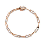 Hannah Diamond Paperclip Link Bracelet