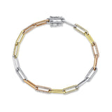 Hannah Diamond Paperclip Link Bracelet