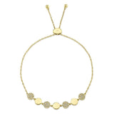 Jane Diamond Pave Circle Bracelet