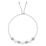 Jane Diamond Pave Circle Bracelet