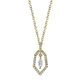 Julia Diamond Marquise Necklace
