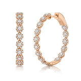 Kayla Diamond Hoop Earrings