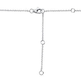 Lila Diamond Flower Necklace