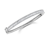 Zoe Diamond Baguette Bangle