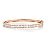 Zoe Diamond Baguette Bangle