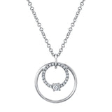 Lyla Diamond Circle Necklace