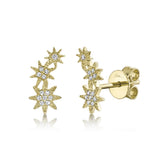 Starling Diamond Stud Earrings
