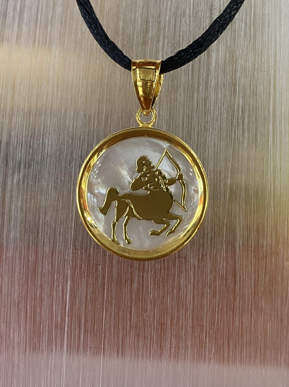 Gold Zodiac Pendant | the10 jewelry