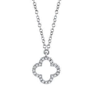 Irene Diamond Clover Necklace
