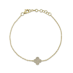 Janie Diamond Clover Bracelet