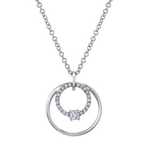 Lyla Diamond Circle Necklace