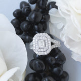 Morgan 1.50 ct. Emerald Diamond Engagement Ring
