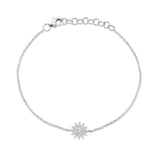 Sunny Diamond Starburst Bracelet